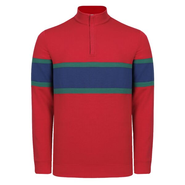 Men's Owen Quarter-Zip Colorblock Pullover Thumbnail