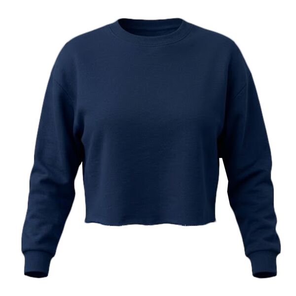 Women's USA Made Cropped Crewneck Sweatshirt Thumbnail