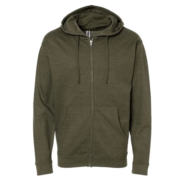 Unisex Midweight Full-Zip Hooded Sweatshirt Thumbnail
