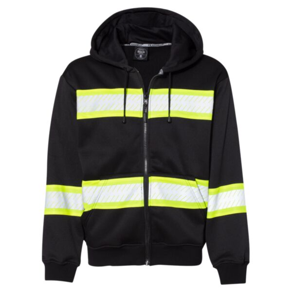 Men's EV Series® Enhanced Visibility Full-Zip Hooded Sweatshirt Thumbnail