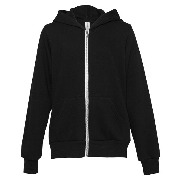 Youth Sponge Fleece Full-Zip Hoodie Sweatshirt Thumbnail