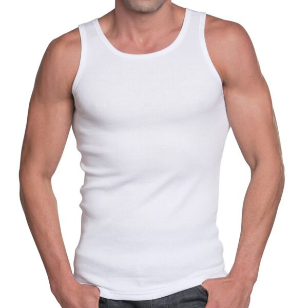 Unisex USA-Made 2x1 Ribbed Tank Top Thumbnail