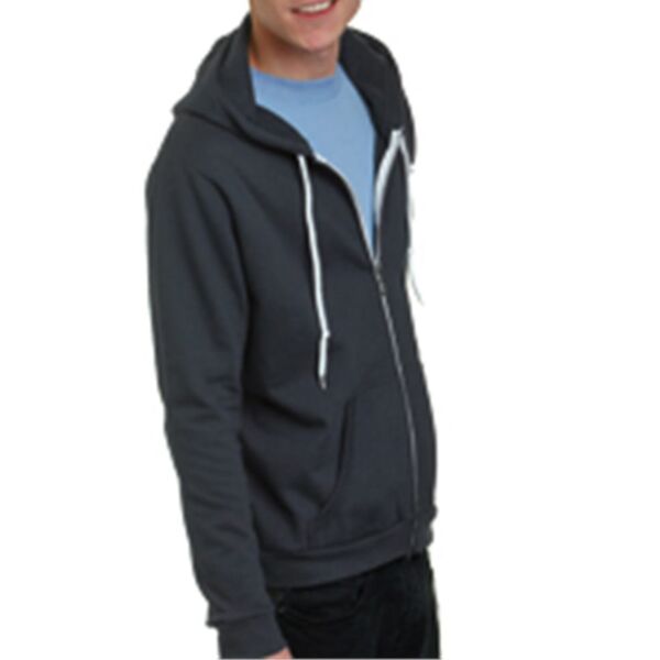 Unisex USA-Made Full-Zip Fleece HoodedSweatshirt Thumbnail